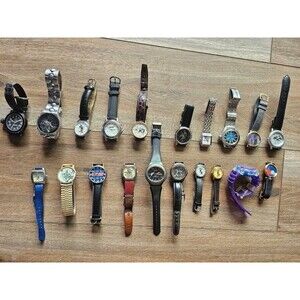 Huge 20 Piece Vintage Watch Super Lot - Vostok, Gruen Soviet, Batman, Disney, A